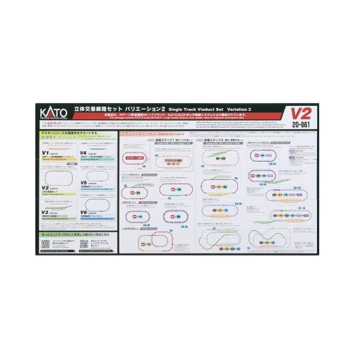 KATO N Gauge Inner Double Track Endless Set V2 20-861 Model Railroad Track Set