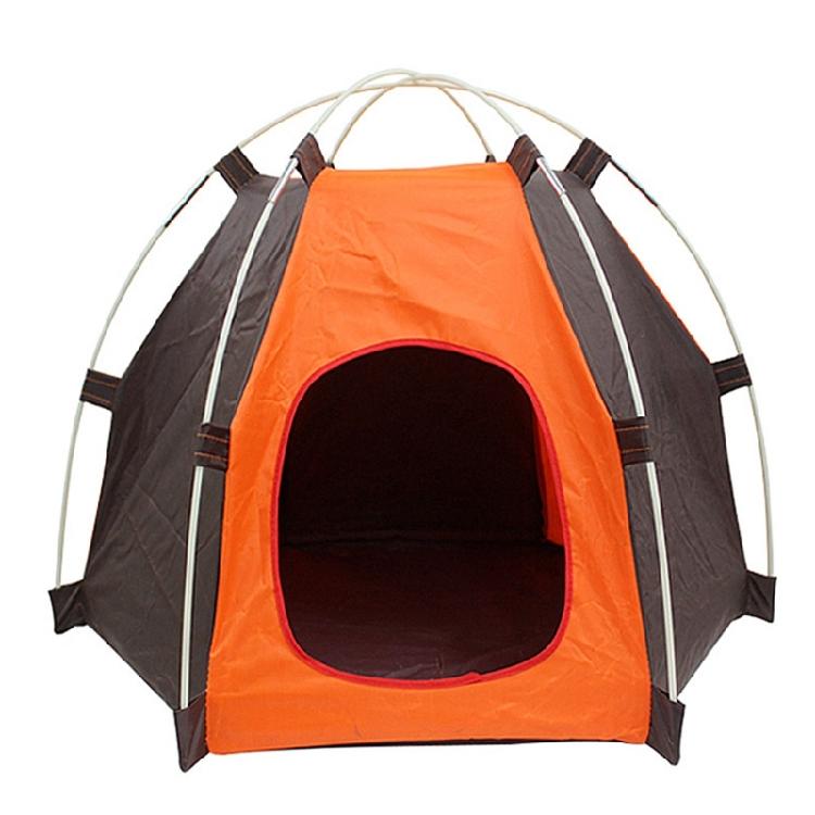 Foldable Pet Tent Portable Outdoor Shelter for Small Pet Washable Shelter Bed Mansion Tent 1