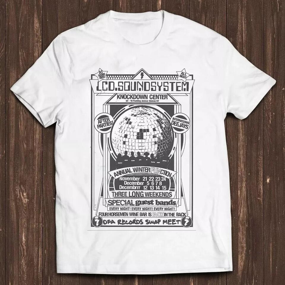 LCD Soundsystem 2024 Winter Annual Function T Shirt Full Size S-5XL XXL