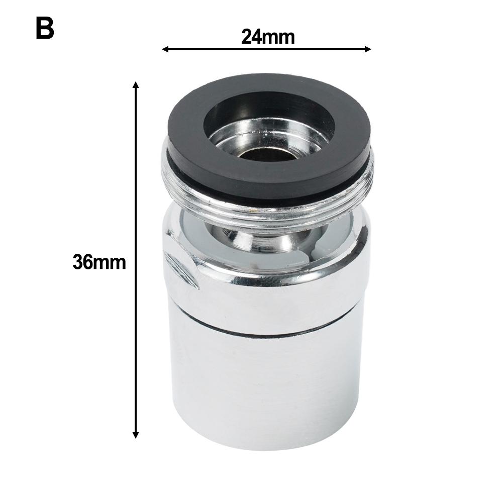 360°Swivel Kitchen Tap Head Faucet Water Saving Filter Sprayer Sink Aerator A/B