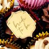 10 st Brud att bli Spegel Akryl Presentetikett Cupcakes Berlock Bröllop Bröllopsdusch Möhippa Cupcake Toppare Borddekor