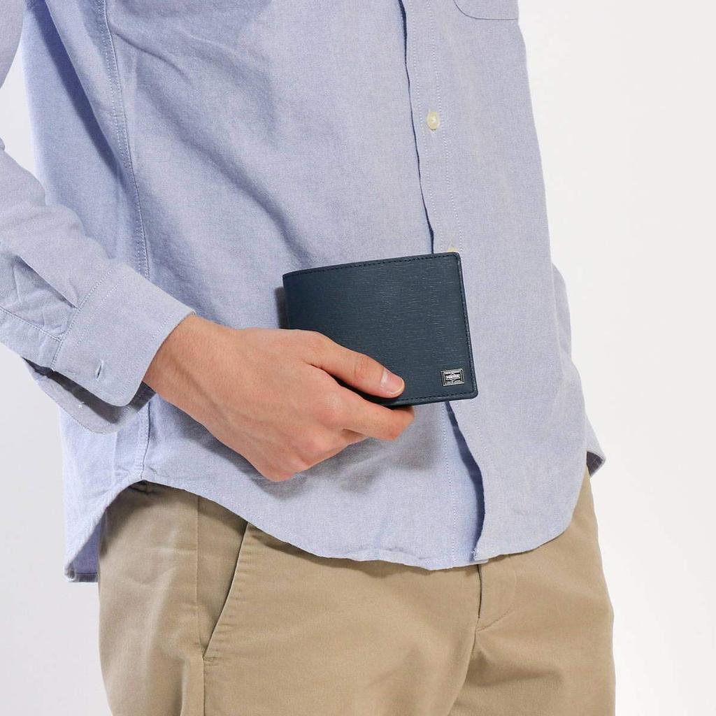 Porter Men's CURRENT Current Polyester Bifold Wallet 052-02204 Compact Black