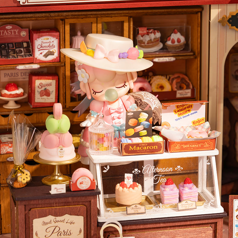 ROBOTIME Rolife 3D Puzzles Honey Dessert Talk DIY Miniature House DG168