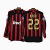 Retro Football Jerseys Long Sleeve Soccer Shirts Men Women Sports Training