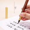 Sandalwood Brass Pen Brush for Calligraphy Practice