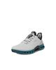 ECCO M GOLF BIOM C4 Men's Genuine Leather Golf Shoes with GORE-TEX Waterproofing, 13042460912, Concrete/Baygreen, Sizes 26.5cm-27.0cm, 3E