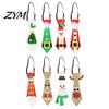 Quick Wear Holiday Necktie Adjustable Glitter Christmas Necktie, Non-woven Fabric Dress Up Costume Fun Party Favors Accessories, Sparkling Funny
