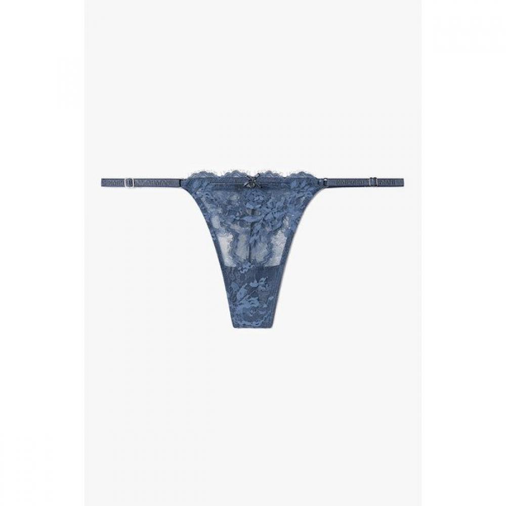 

Emporio Armani Women S Flower Embroidery Strap Thong 0825310526 M(95)