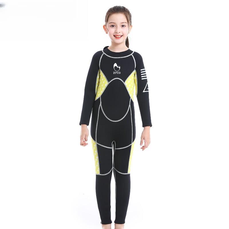 Kids 3MM One-Piece Thermal Wetsuit for Snorkeling & Surfing One Size