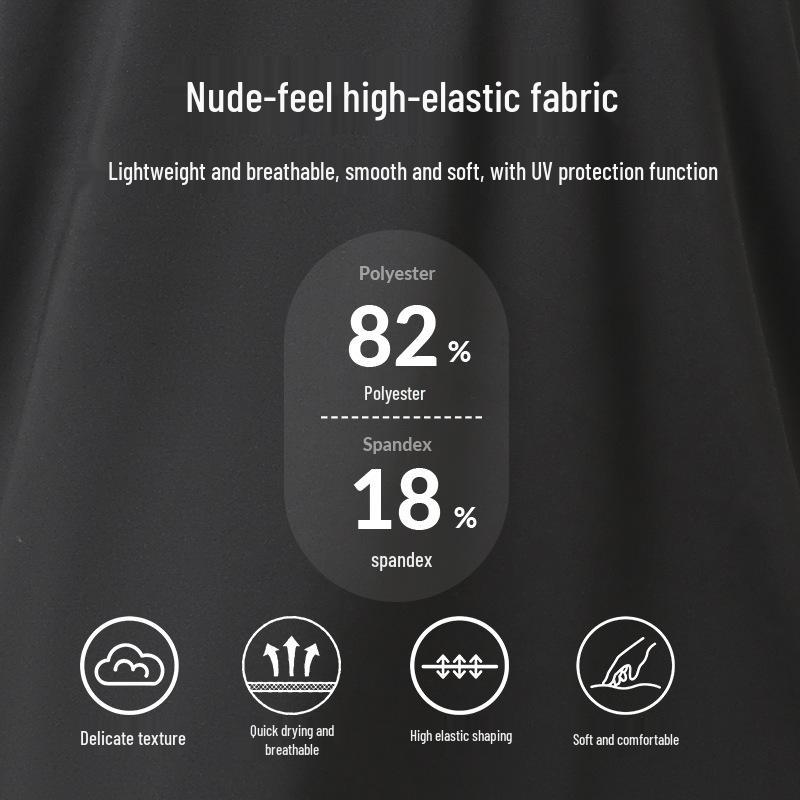 Men's High-Elastic Long Sleeve Running T-shirt with Thumb Holes - Autumn/Winter