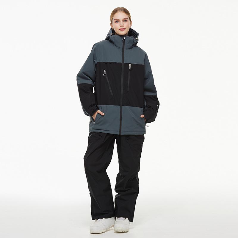 Ski Jacket - Men's & Women's 2024-25 Season, Windproof, Waterproof, Warm for Single & Double Board