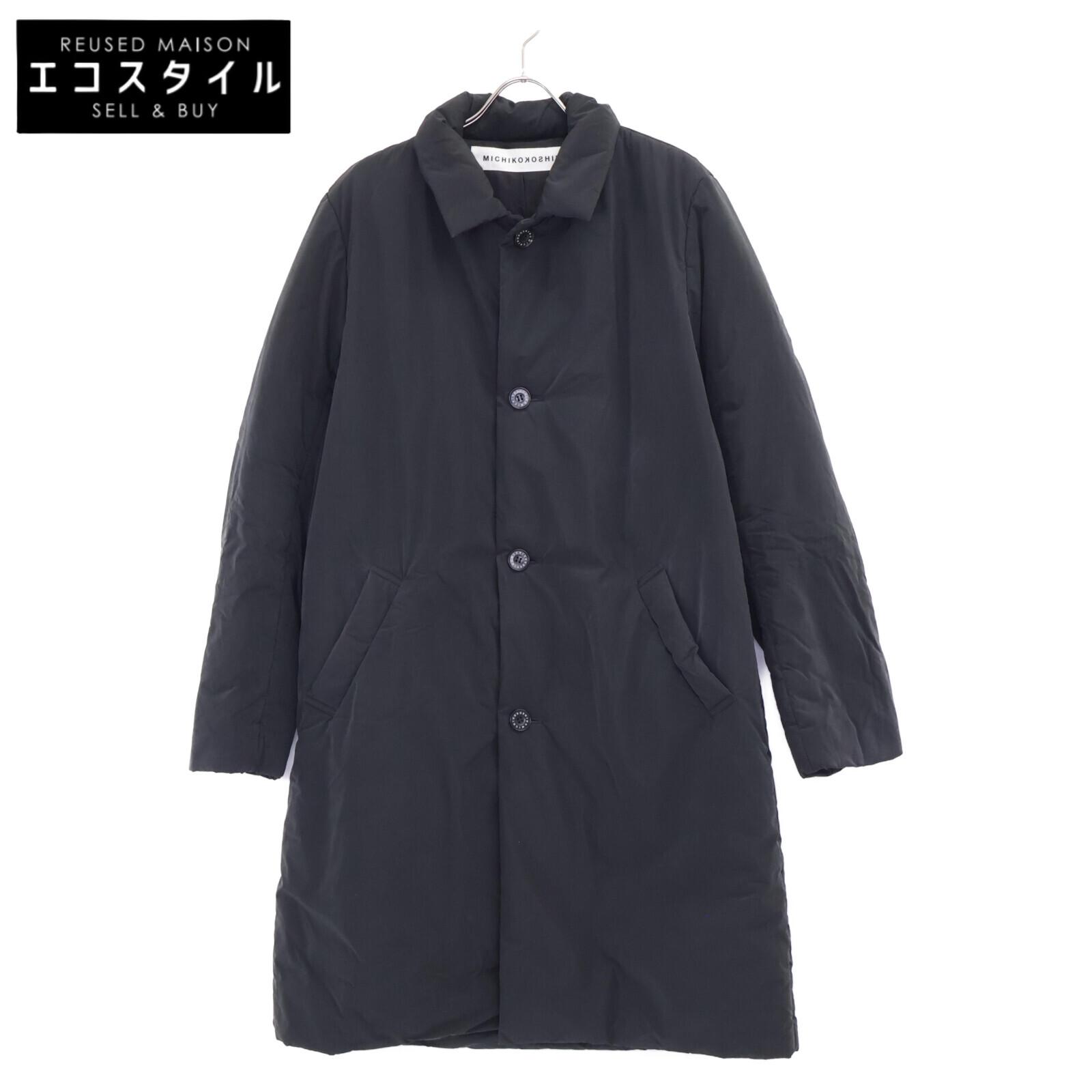 

MICHIKO KOSHINO [MICHIKO KOSHINO] Черное пальто с вышивкой пальто L черныйБ/у