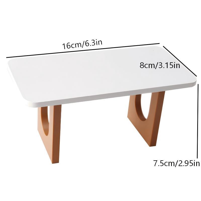 1/12 Dollhouse Simulation Miniature Desk Tea Table Dollhouse Furniture Model Dolls House Decor Accessories Pretend Play Toys