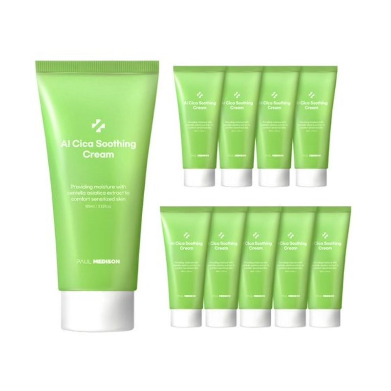 Paul Medison AI Cica Soothing Cream 100ml*5Pcs/10Pcs
