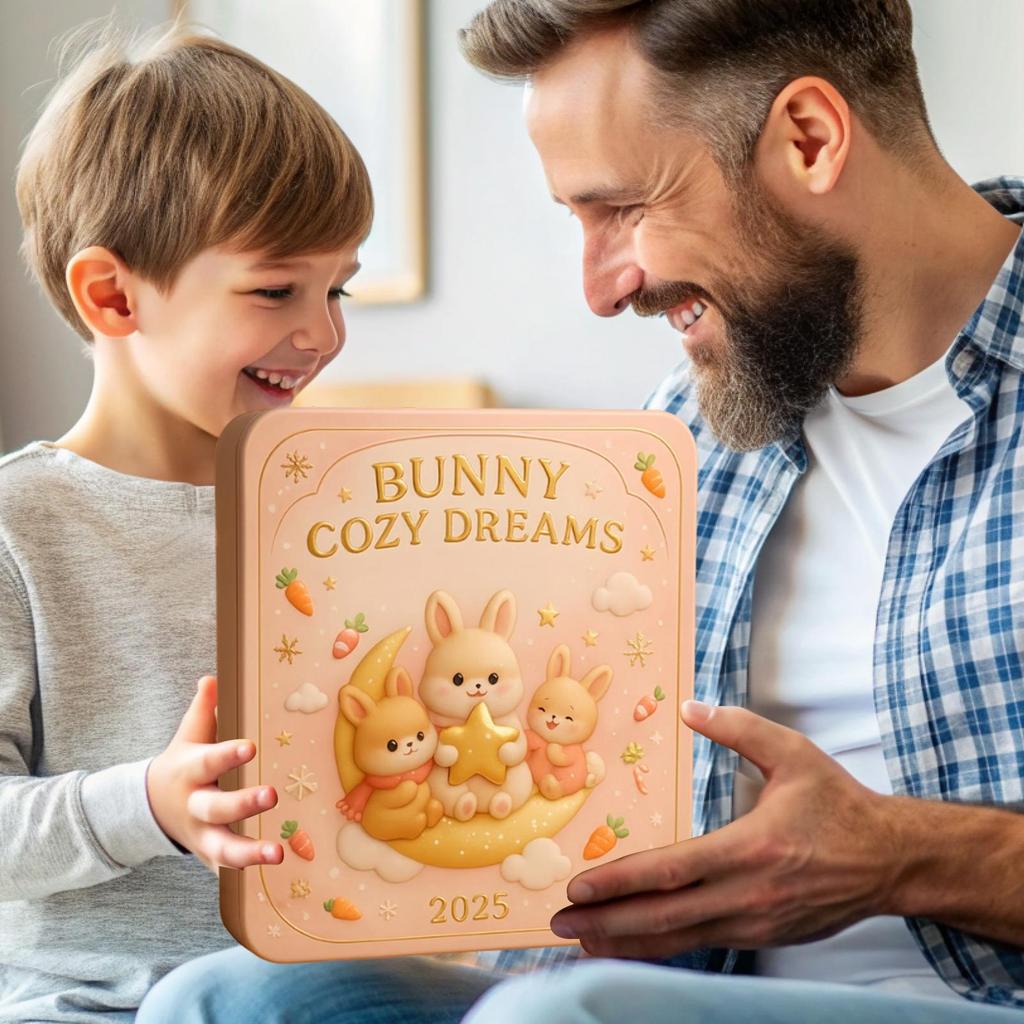 Weihnachtshase Ornament Countdown Acryl 2D Flach Tagesdeko Countdown Bis Weihnachten Hasenkalender für Kinder Kleinkinder Teenager Erwachsene