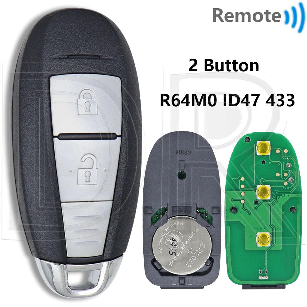 Great ID46 ID47 Chip TS007 315MHz TS008 433MHz R64M0 R79M0 Car Remote Key For Suzuki Swift SX4 Vitara S-Cross Ciaz Kizashi