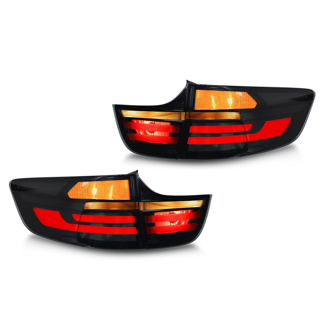 LCI Style LED Tail Lights Rear Brake Turn Signal Running Reverse Fog Lamp Fit for X6 E71 E72 X6M 2008 to 2014