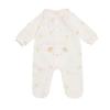 ABSORBA Organic Sprout Bear Romper With Bib +newborn Suit A1a10122 A1110614