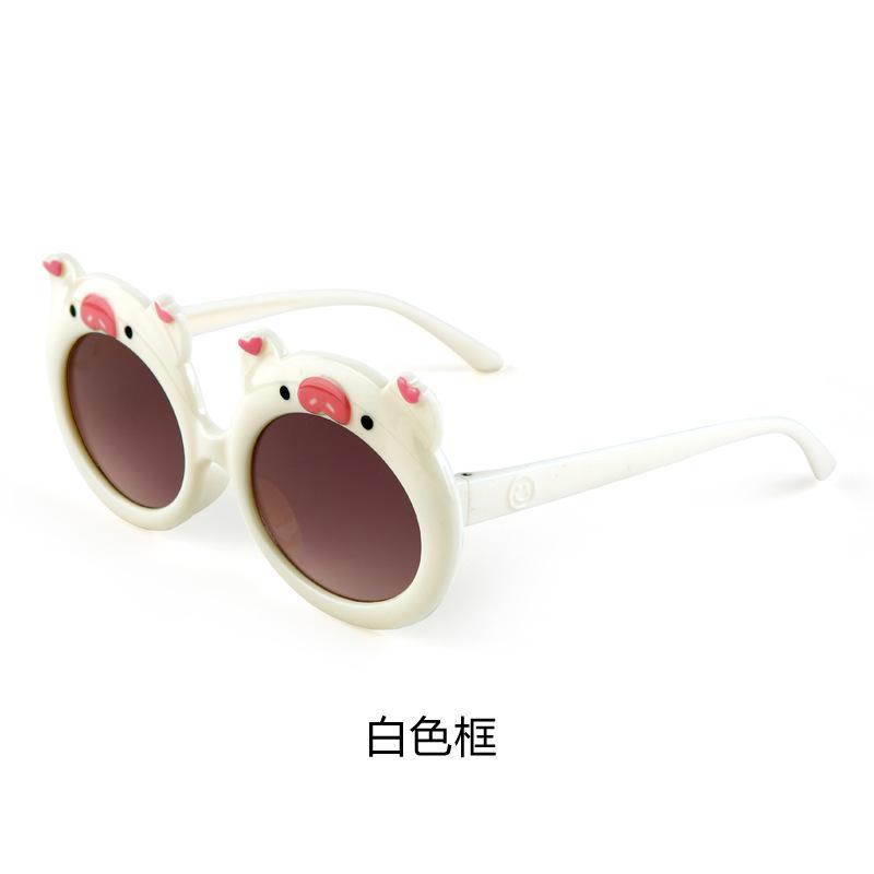 Children's sunshade UV protection sunglasses boys and girls baby cute cartoon piggy sunglasses trend
