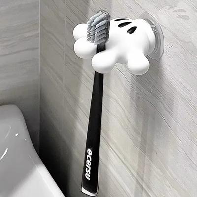 Cartoon Palm Toothbrush Holder No Drill Suction Cup Wall Mount for Electric Brushes Cute Bathroom Organizer Accessories Baño