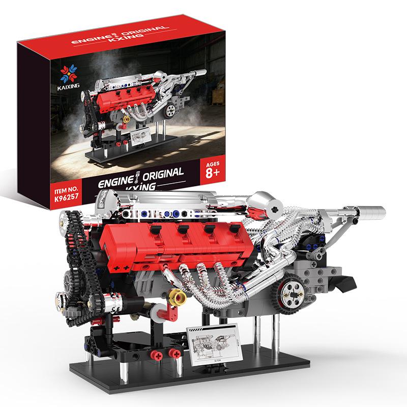 Crossen Ferrari F401 Engine Model Building Blocks Toy