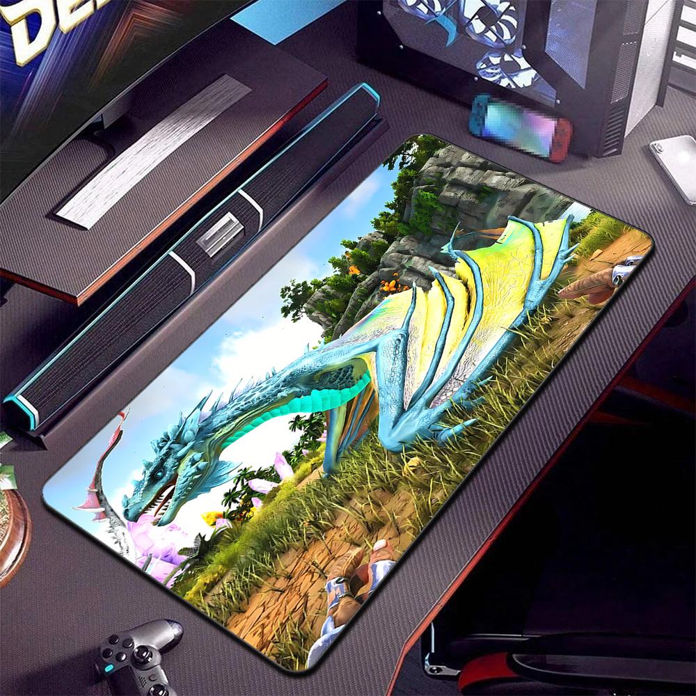 Ark Survival Evolved Tappetino Mouse Grande Accessori Gaming Tappetino Mouse Tappetino Tastiera Deskmat Computer Gamer Laptop Tappetino Mouse Dinosauro