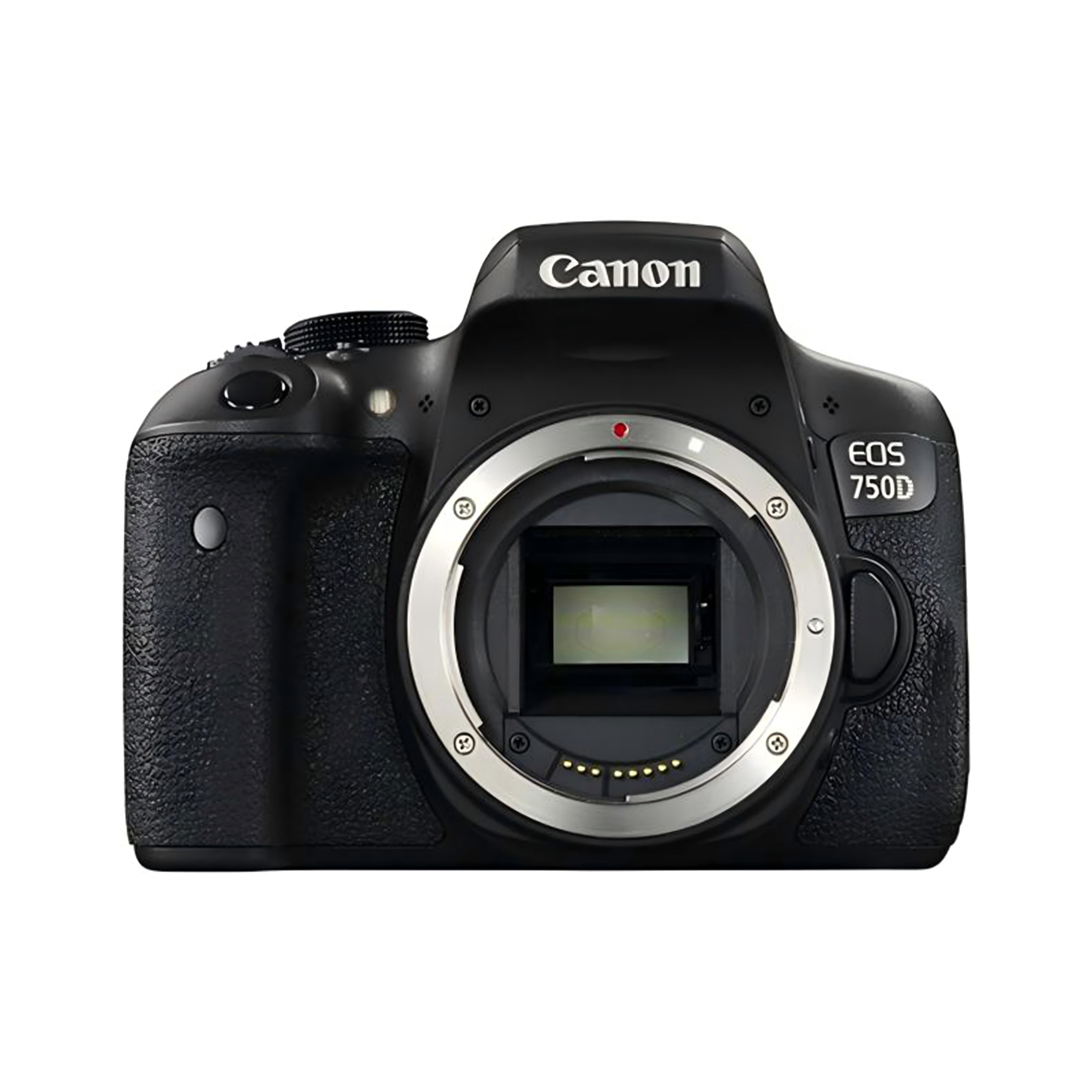 Canon 750D DSLR Camera Body zwart