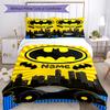Warner Bros. Film (3) Set Biancheria da Letto Personalizzabile con Nome Copripiumino Traspirante con Federe Decorazione per la Casa Regalo di Compleanno