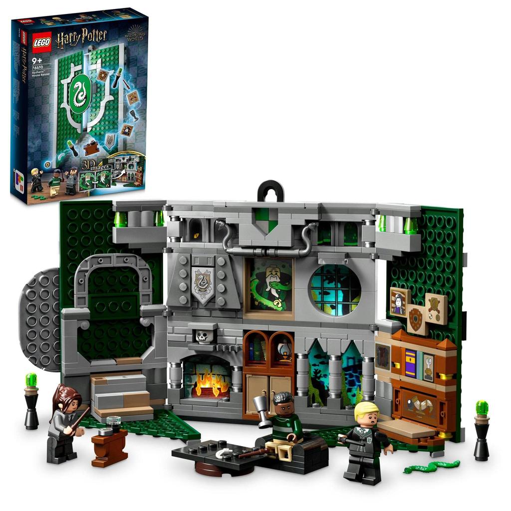 LEGO Harry Potter Slytherin Dormitory Crest 76410 Toy Block Present Interior Fantasy Boys Girls 9 Years Old and Up (TM)