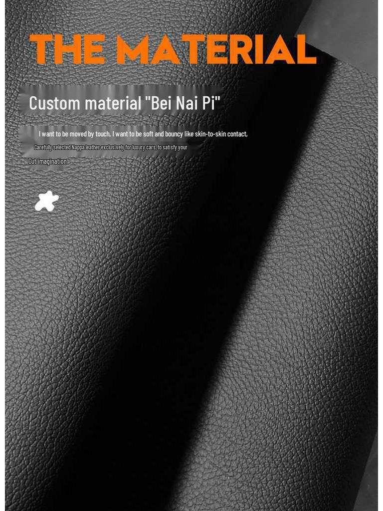 BYD Qin L D-MI Special Perforated Leather Full Surround Seat Cover - Breathable, All-Season Universal Cushion.