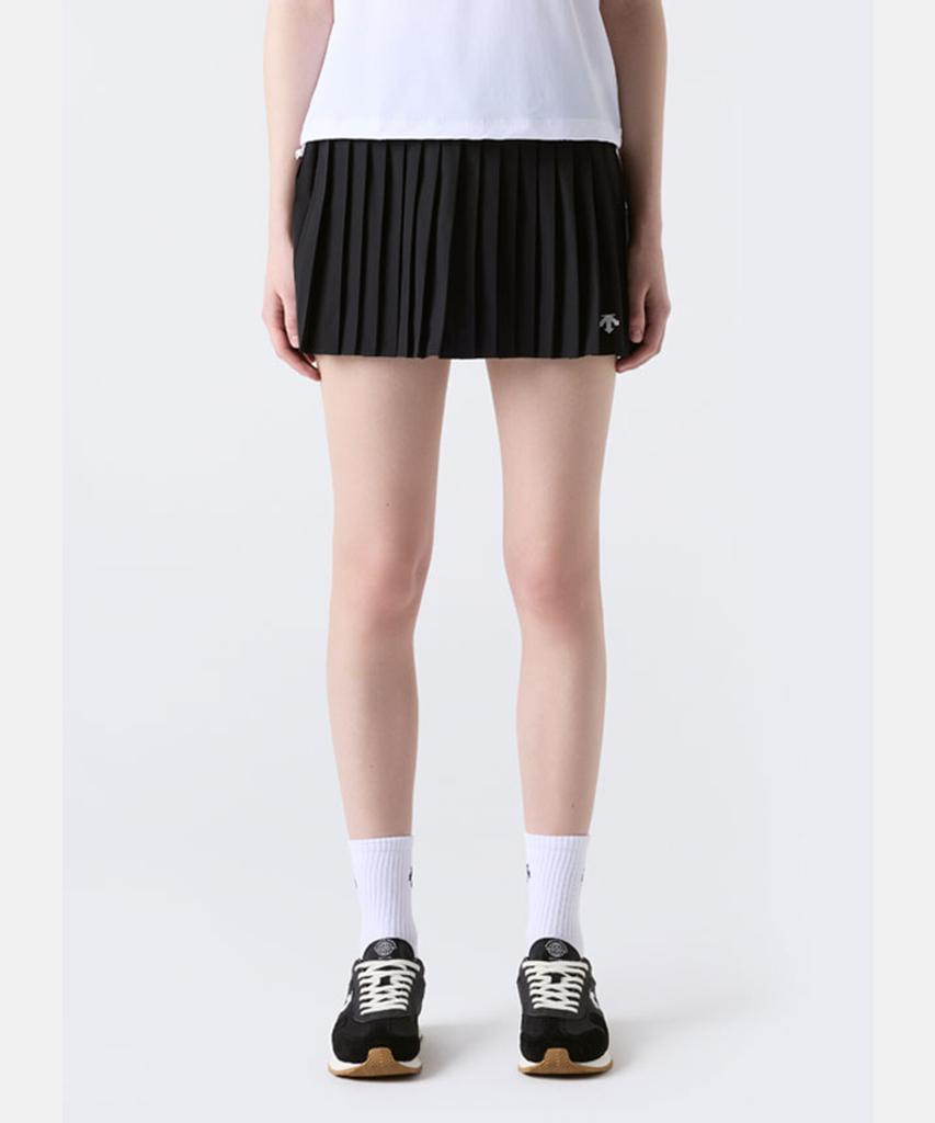 DESCENTE Women'S 4-Inch Inner Leggings Skirt Black Sr222Psk41