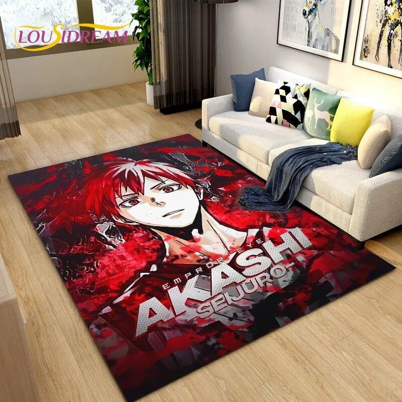 Dywan z motywem koszykówki Kuroko, dywanik do salonu, sypialni, sofy, dekoracja, antypoślizgowa mata podłogowa dla dzieci