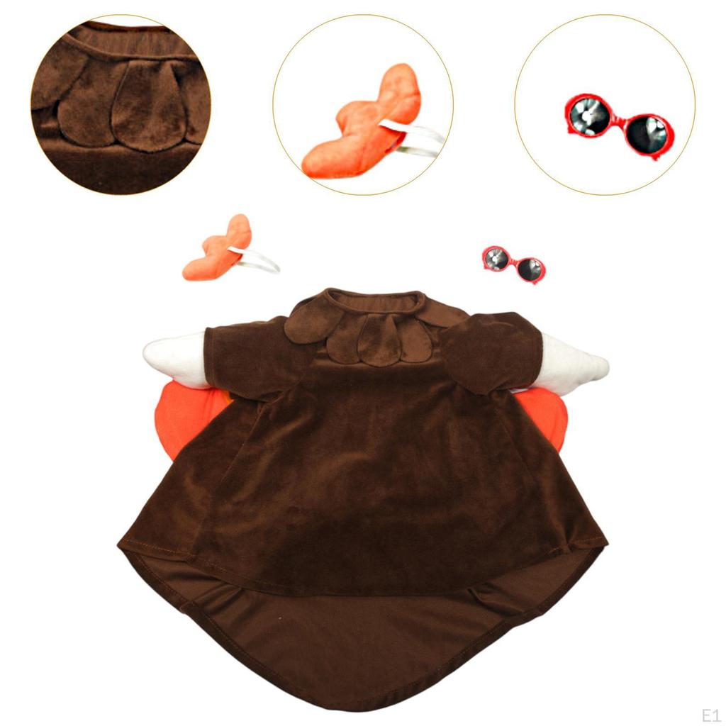 Holiday Porch Goose Outfit,Thanksgiving Clothes for 23" Goose,Outdoor Decoration,Dress Up