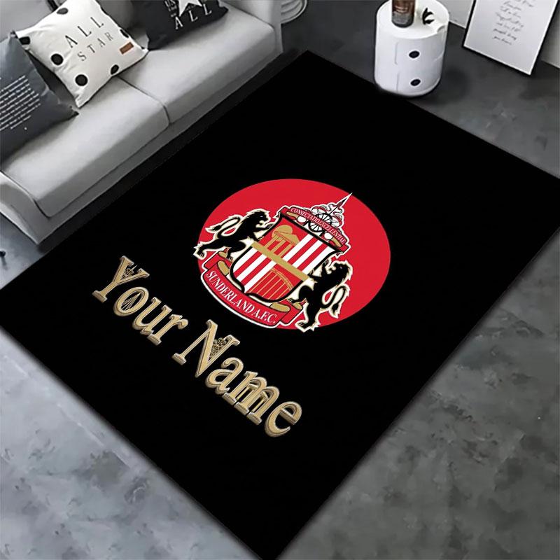 Sunderland A.F Custom Name Carpet Rug for Living Room Bedroom Home Sofa Decoration,Kids Play Non-slip Floor Mat