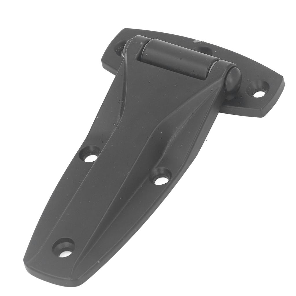 T Hinge Soft Close Tee Hinge Zinc Alloy T Strap Hinge Replacement for Toolbox Car Door Black