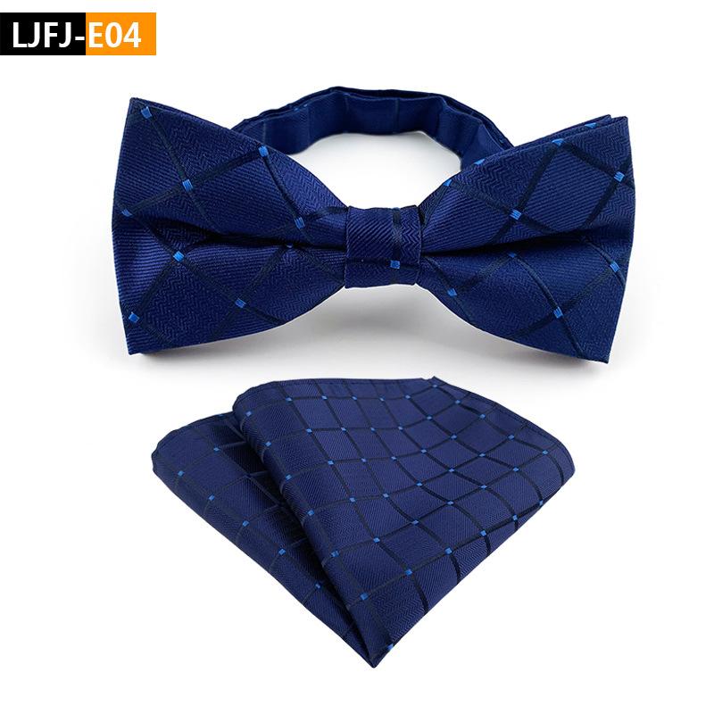 Bow Tie Plus Pocket Towel Set, Groom'S Wedding Bow Tie.