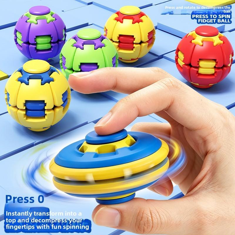 Stress Relief Ball With 3d Printing Rotating Design For Kids And Adults