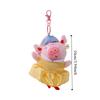 10CM Size Pig Plush Keyring Soft Plush Cartoon Pig Doll Pendant  Birthday Party