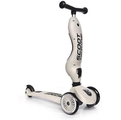 Самокат-беговел 2в1 Scootandride Highwaykick 1 Пепельный