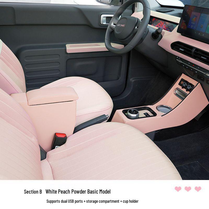 Panda Mini Armrest Box for Electric Vehicle Interior Modification