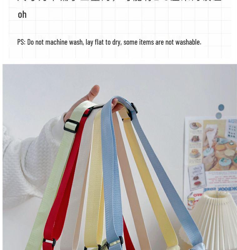 Macaron Minimalist Small Crossbody Bag for Women - Japanese Mori Girl Style