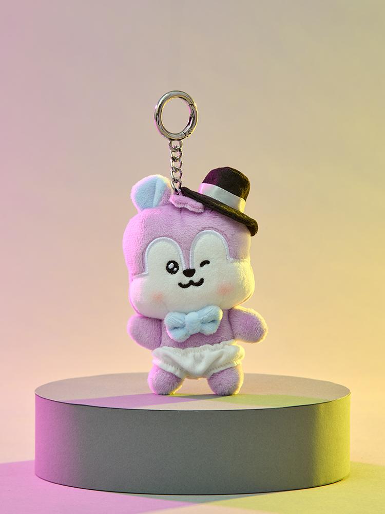 BT21 MANG BABY Born to Dance Plush Keychain (Fedora)