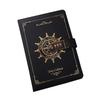 Black Pu Leather+Paper Notebook With Code Lock 215X145Mm Retro Diary Note Book