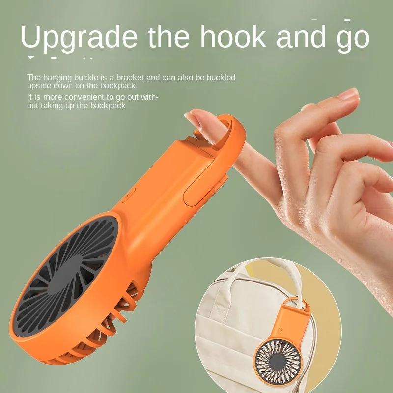 Handheld Mini Air Conditioner USB Rechargeable Portable Handheld Fan Student Carry-on Low Noise Fan for Home/Office