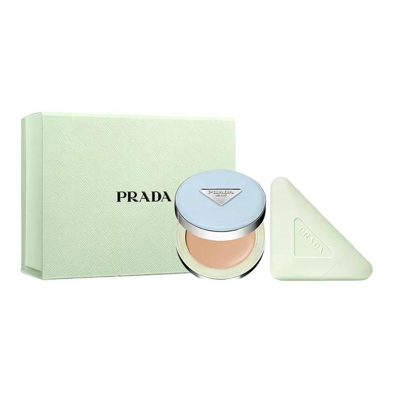 Prada PATA Крем-кушон для рук Набор для макияжа Натуральный Прозрачный + Набор из двух предметов: Нейлоновая пудра с воздушной подушкой LN10 12 г + крем для рук 50 мл коричневый