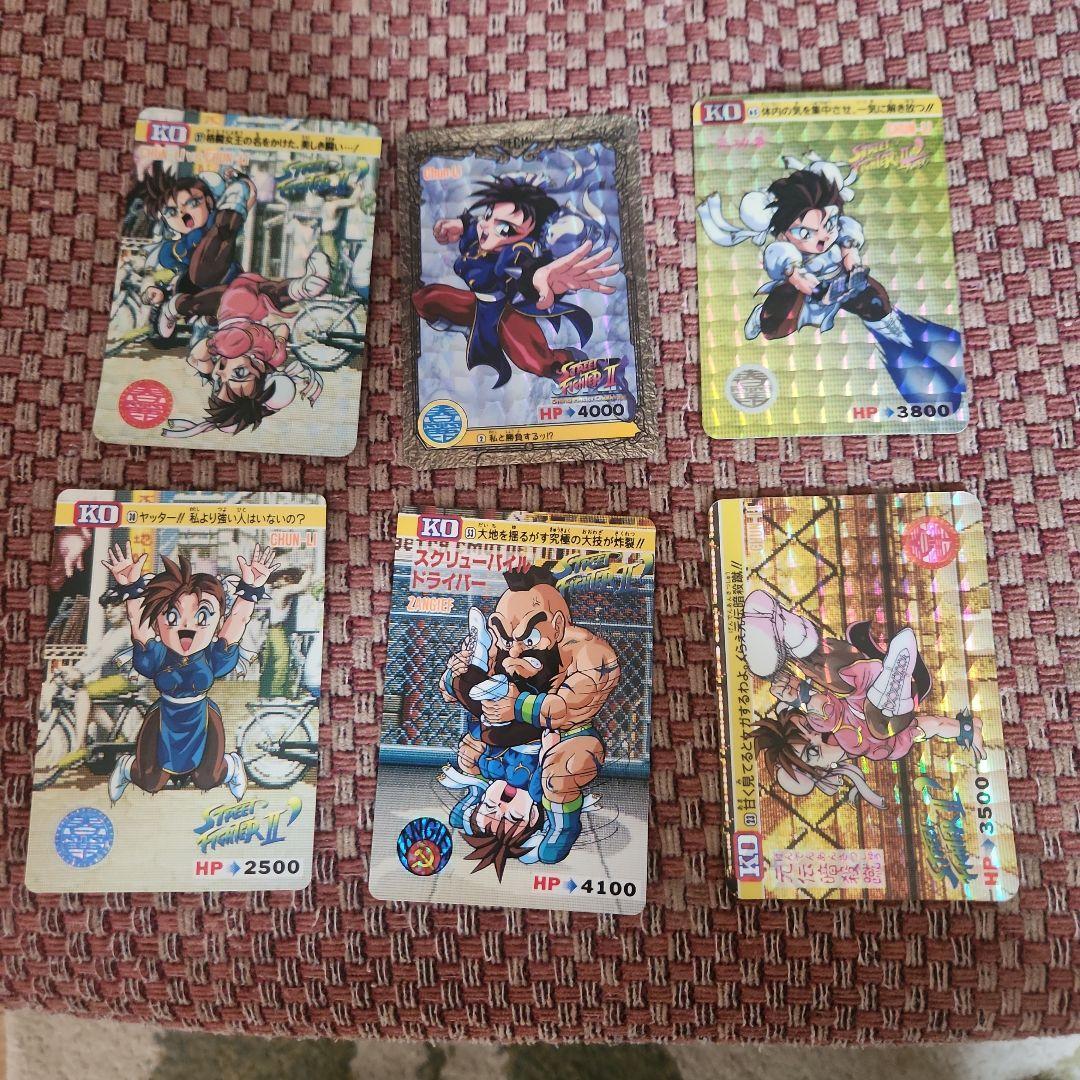 Street Fighter Carddass 6-piece set