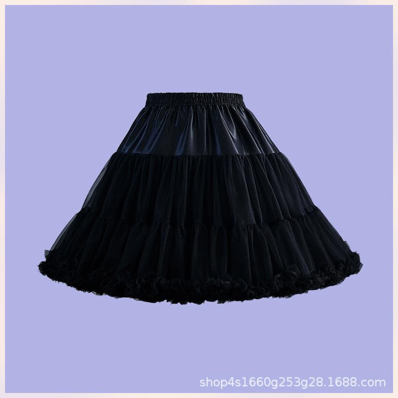Skirt Support Lolita Boneless Yarn Support White Cloud Cotton Support Rainbow Fart Violent Fluffy Inner Petticoat
