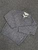2025 Autumn/Winter Men's Retro Solid Knitwear: Two-Piece Lapel Top