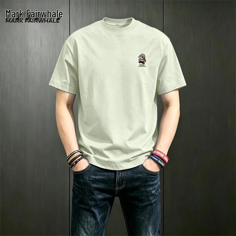 Mark Fairwhale Men's Heavyweight Pure Cotton Short Sleeve T-Shirt