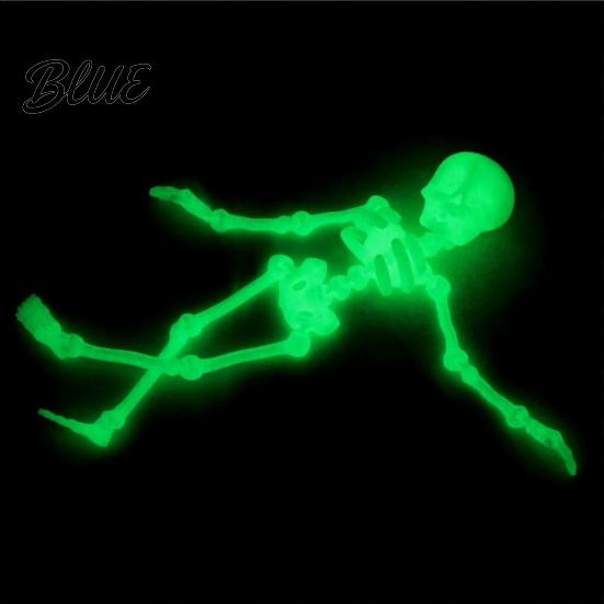 Poseable Skeleton Toy 3D Printed Refrigerator Magnet Figurine with Decoration Movable Joints Halloween Gothic Fridge Magnet